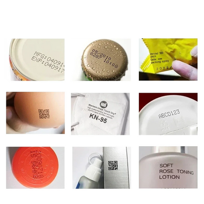 Handheld Inkjet Printer 12.7mm Date Code QR Logo Printing