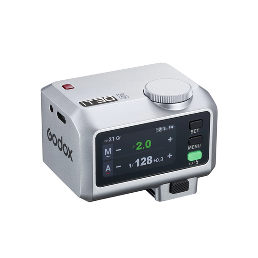 Compact Wireless TTL Camera Flash Silver for Sony