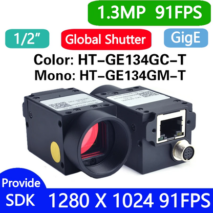 1.3MP Color Gigabit Machine Vision Camera