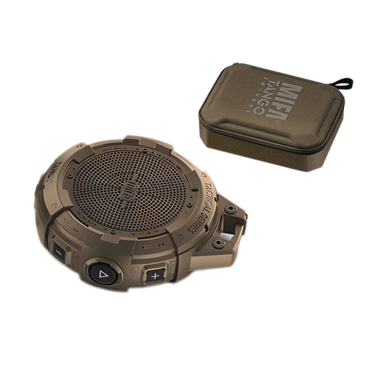 Rechargeable Shockproof Bluetooth Speaker Waterproof 25-Hour Battery Brown