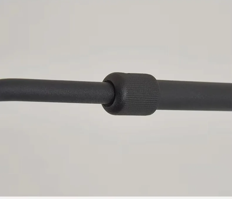 Black Adjustable Wall Lamp LED Swing Arm Light Medium Size