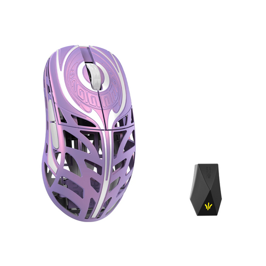 High Precision Gaming Mouse PAW3950HS Wireless Purple