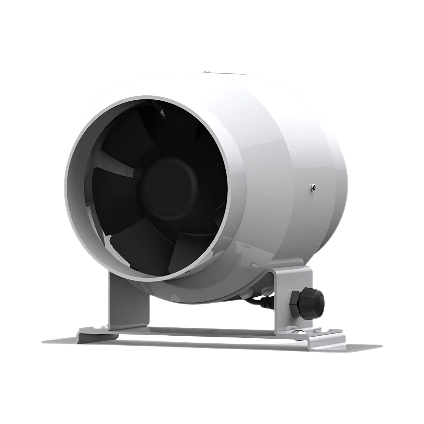 White 4 Inch Ventilation Fan with Speed Control 220V