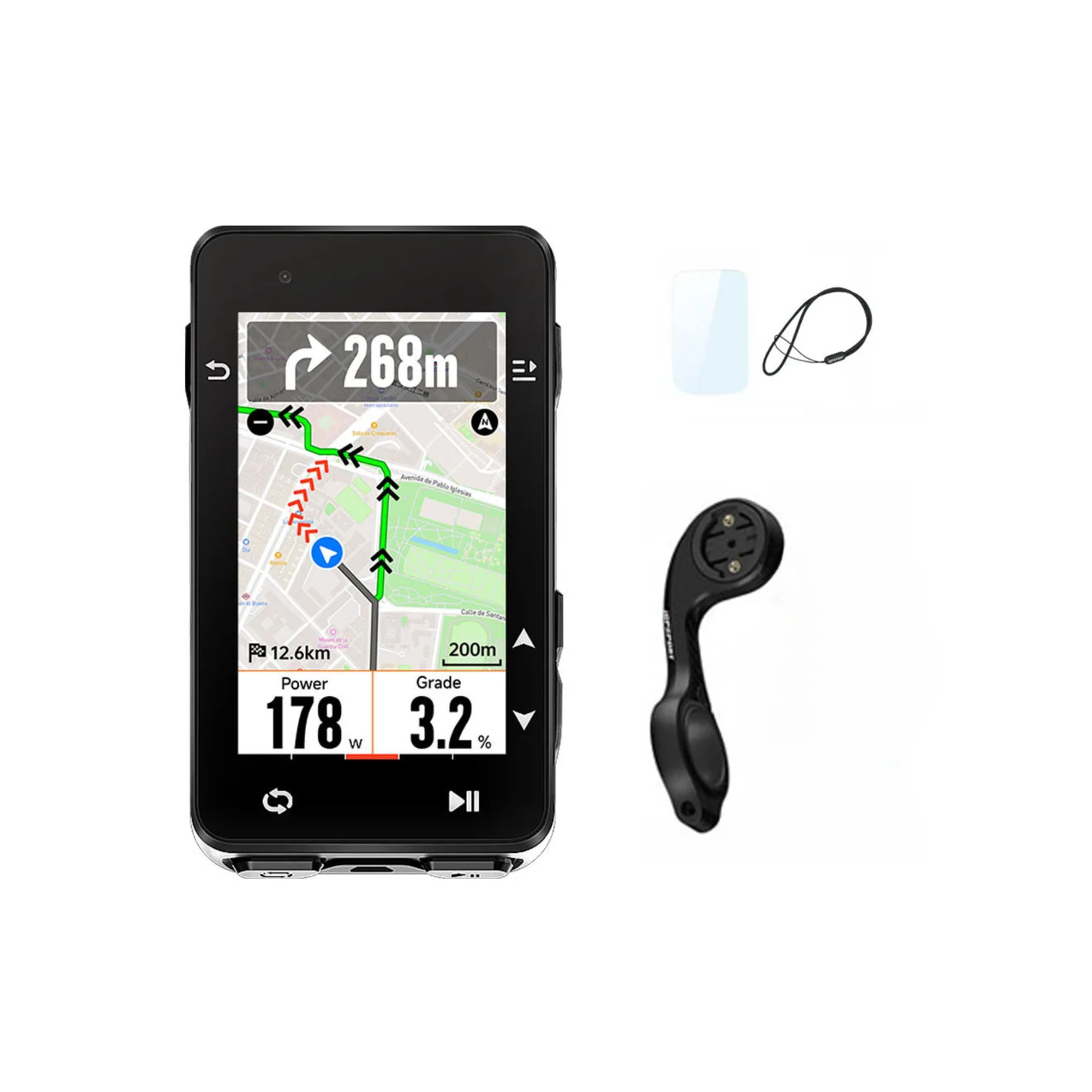 Bike Computer with 16 GB Maps and Smart Climb Planning