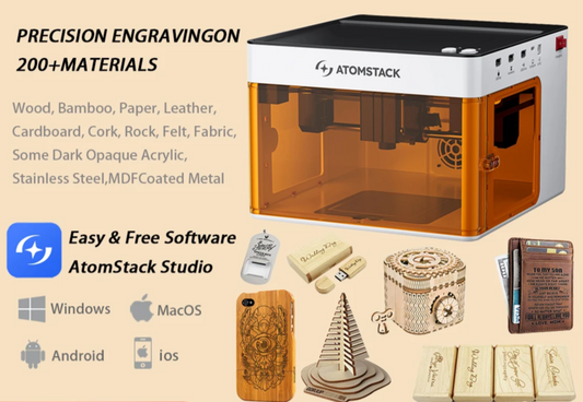 Compact DIY Laser Engraving Machine Bluetooth 5W/1W
