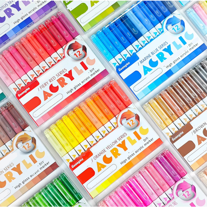 168-Colour Acrylic Marker Pens for Drawing & Crafts