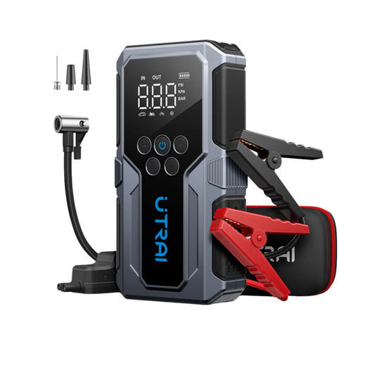 Rechargeable 1500A Battery Booster with Air Pump