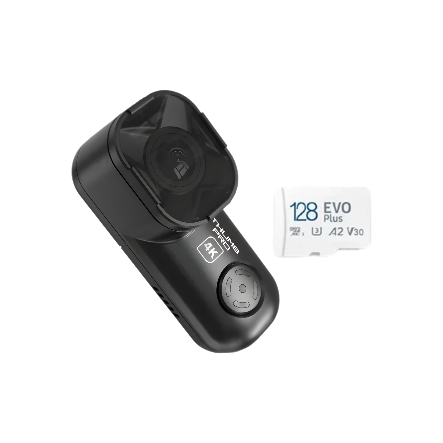 Wide Angle 4K HD Camera with 128GB Memory Card