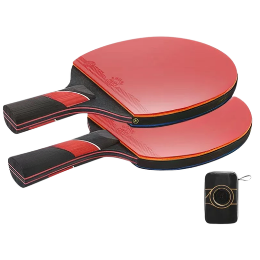 Professional Table Tennis Racket Set with Rubber