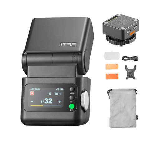 iT32 HSS On-Camera Flash with X5-S Magnetic Trigger