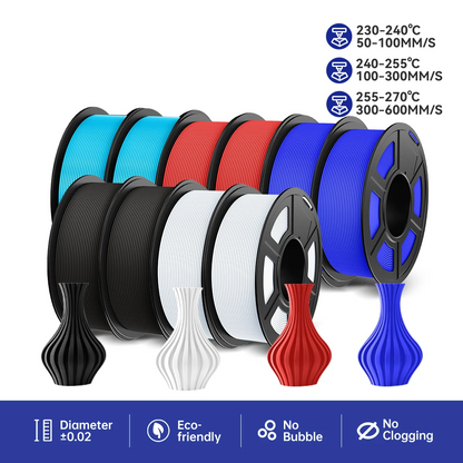 High Speed Mixed PETG 10 Rolls 1.75mm 3D Filament