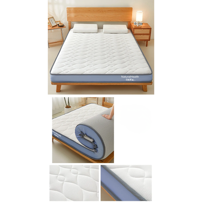 9cm Thick Sky blue Latex Mattress 90x200cm Comfortable
