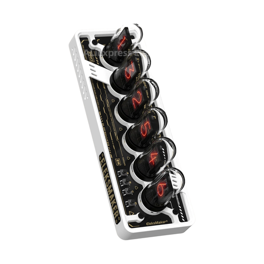 IPS 6-Bit Nixie Tube Clock Retro LED Desk Display