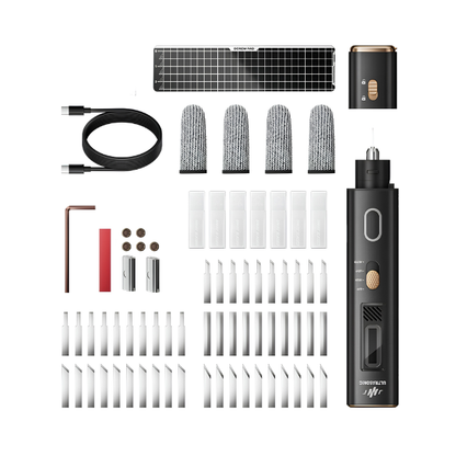 40KHz Ultrasonic Cutter Polisher Pro Kit with OLED Display