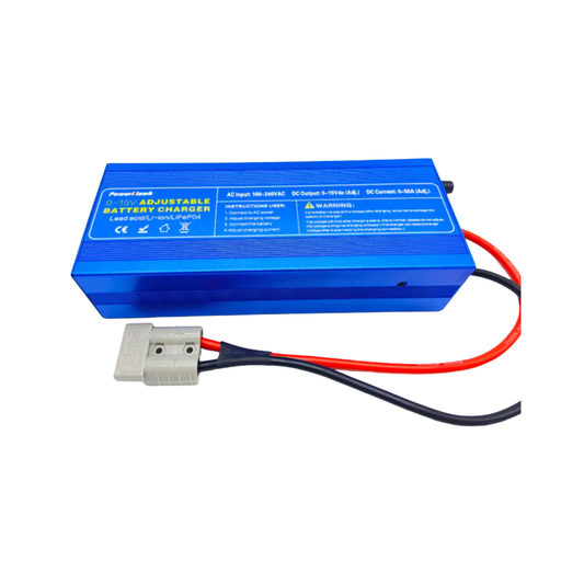 Fast 60A 12V LiFePO4 Battery Charger Adjustable