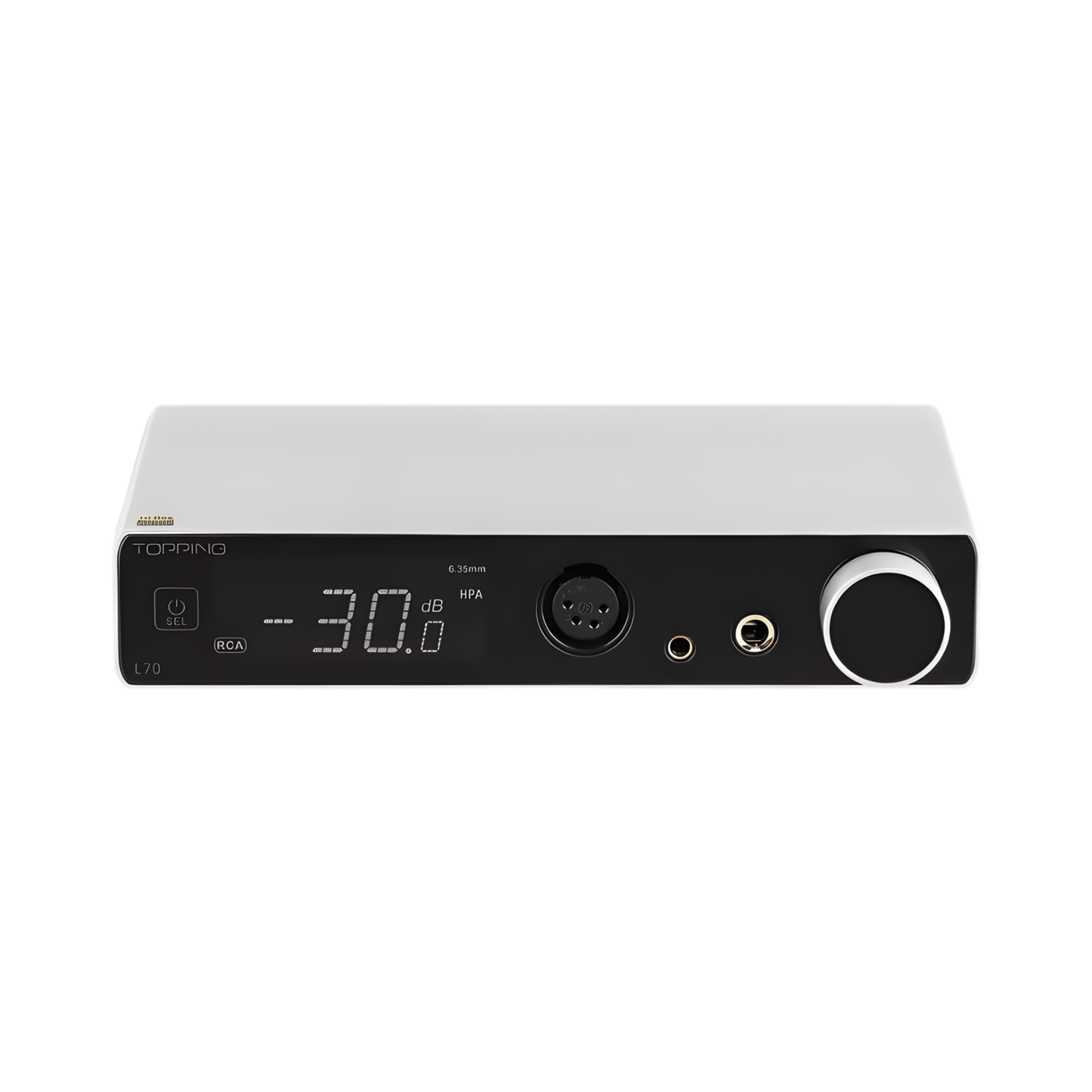 High Fidelity NFCA Headphone Amplifier with XLR and Remote Silver
