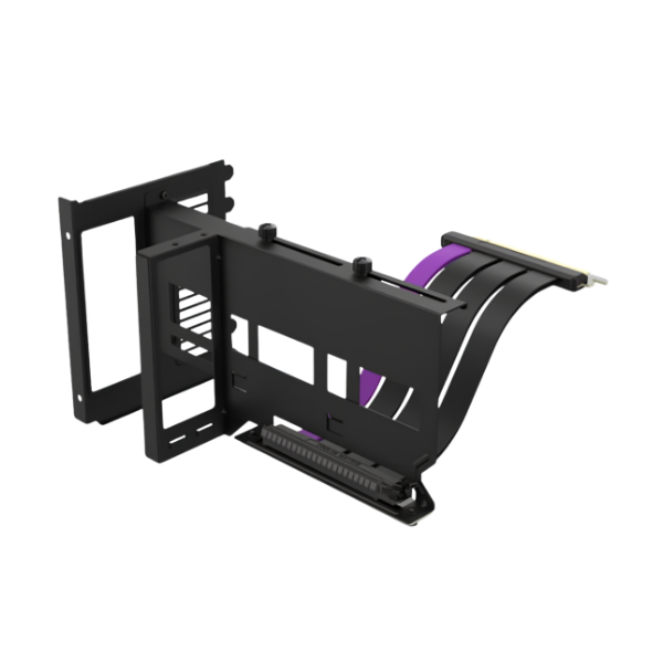 PCIe 4.0 Vertical GPU Mount Bracket with 300mm Riser Cable