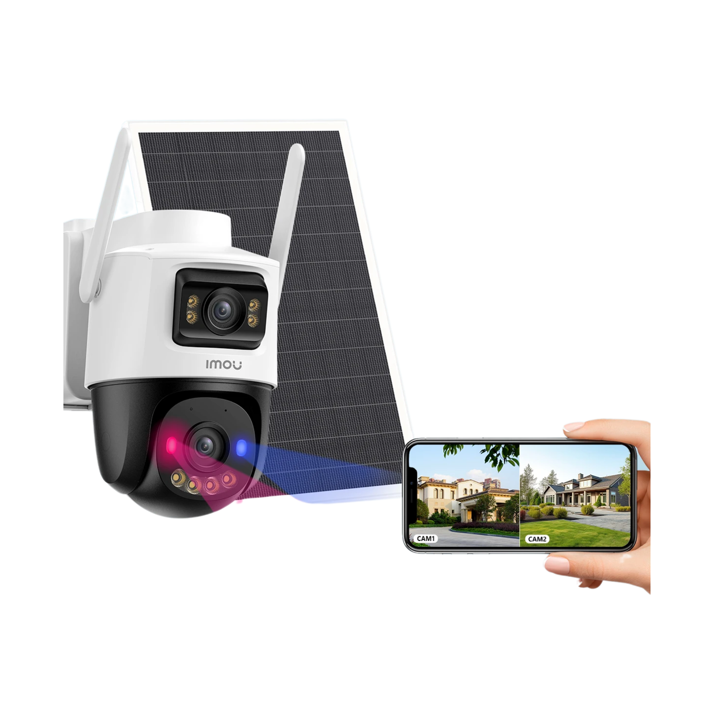 360 10MP Solar 4G PTZ Camera 512GB