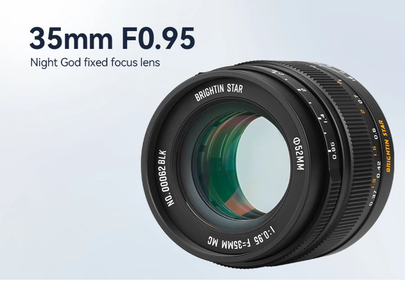 Canon RF 35mm F0.95 APS-C Mirrorless Lens