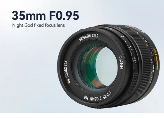 Low-Light 35mm F0.95 Lens for Nikon Z Series