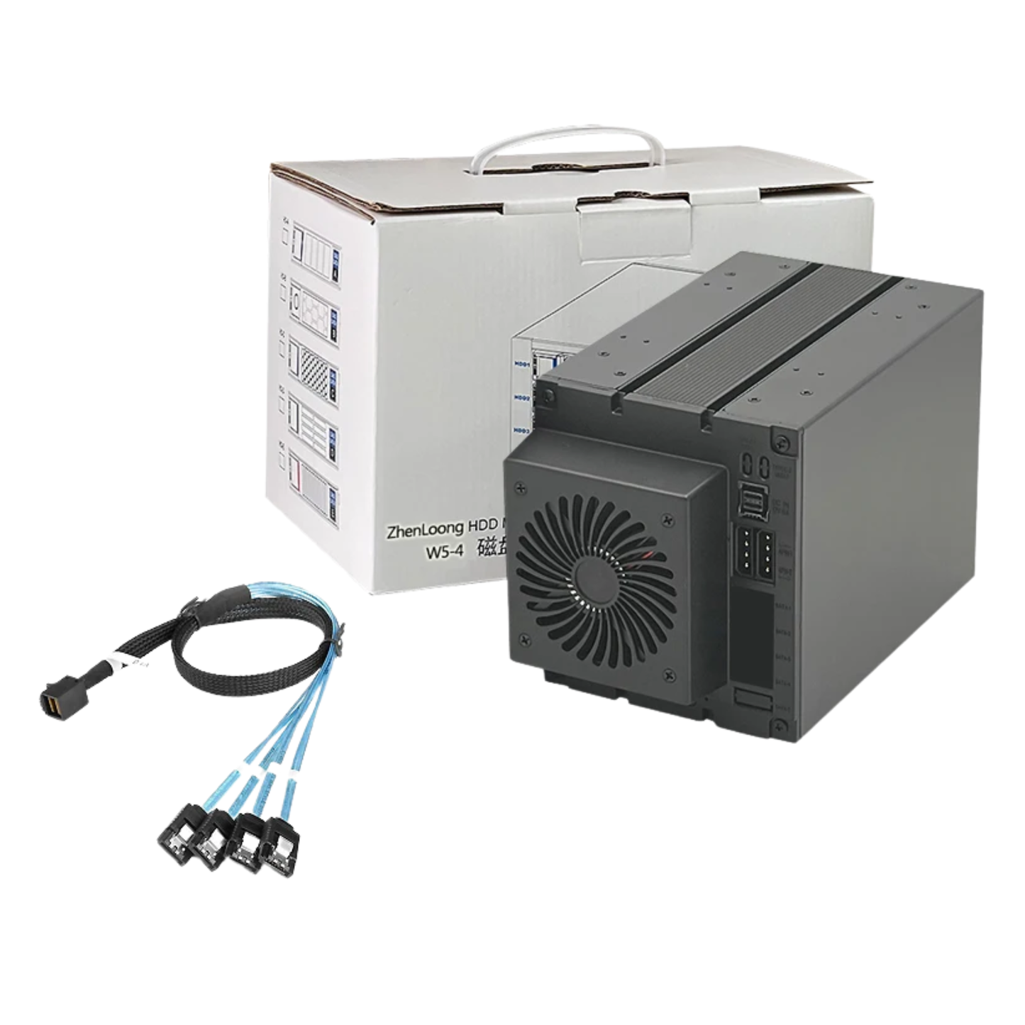 4 Bay SATA Hard Drive Hot Swap Cage 12Gbps