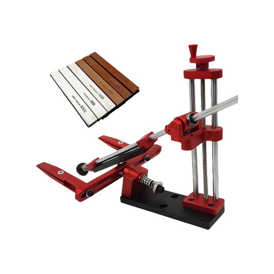 Advanced Knife Sharpener with Interchangeable Grindstones Set