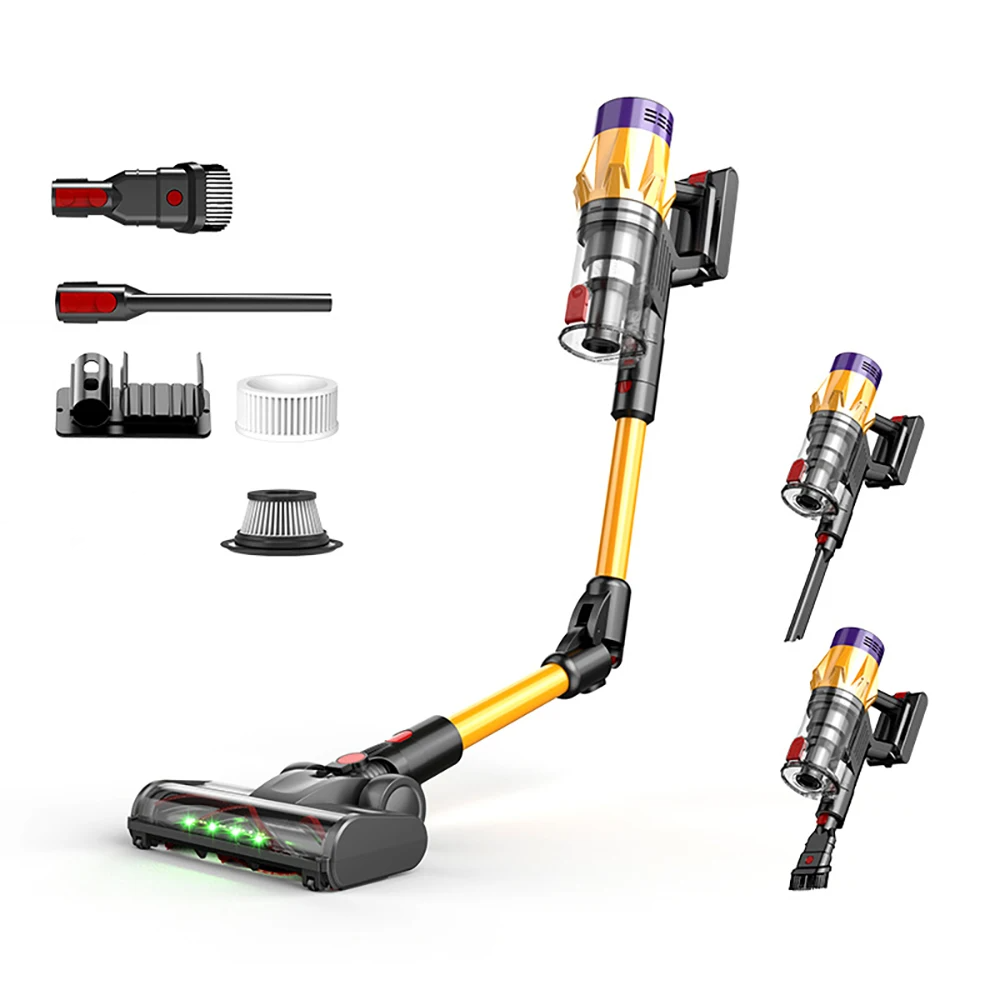 Rechargeable Heavy Duty Stick Vacuum Cleaner 55kPa Strong Suction