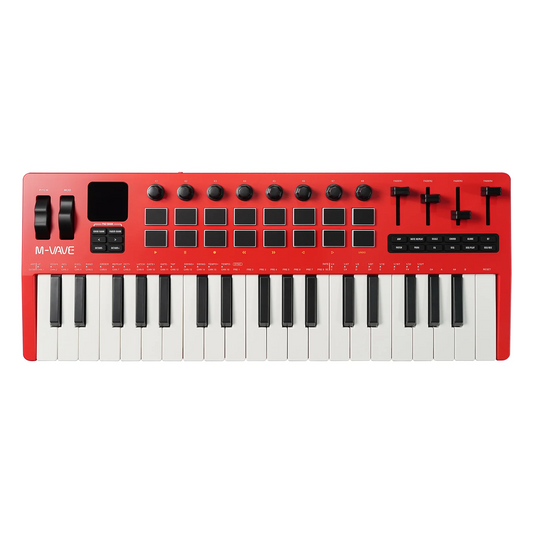 Pro 37 Key MIDI Keyboard with 8 Knobs and Synth