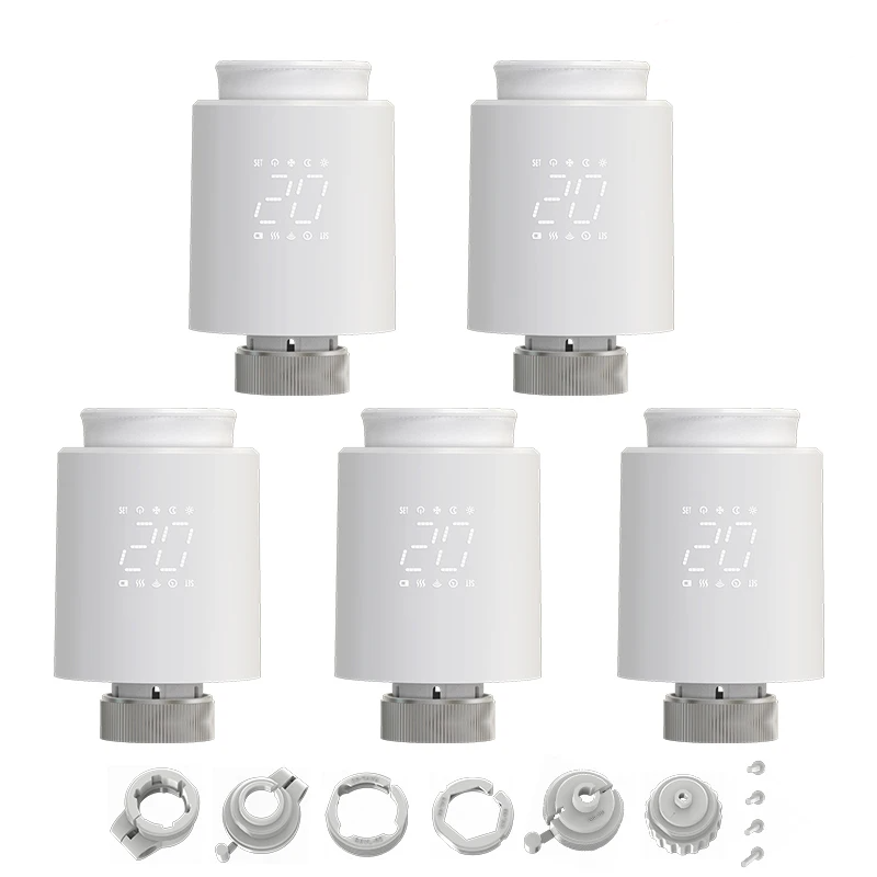 ZigBee TRV 5 Pack Tuya App and Alexa Compatible