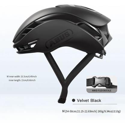 Aero Road Cycling Helmet Velvet Black Medium