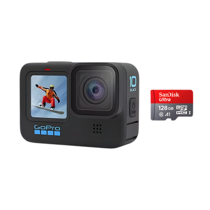 Waterproof 5.3K Sports Camera 128GB