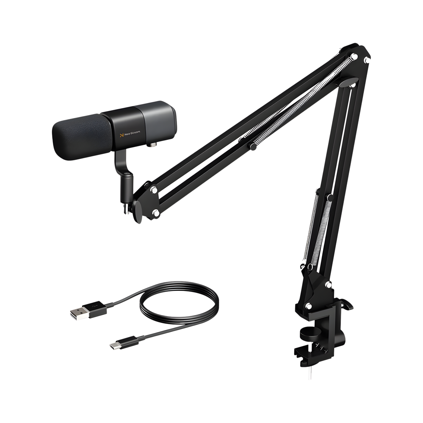 Streaming Podcast Recording Microphone with Boom Arm