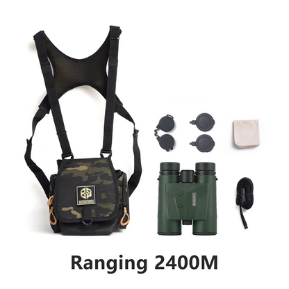 Professional 10×42 Rangefinder Binoculars 2400m