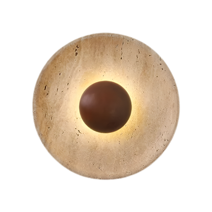 Modern 25cm Dark Wood Wall Lamp Warm Light 3000K
