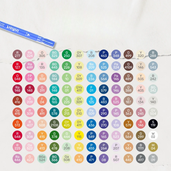 120 Colors Acrylic Paint Markers Professional Art Set