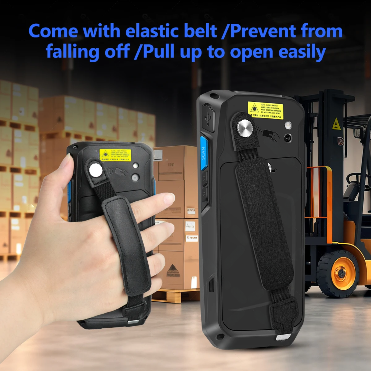 2D Barcode Scanner PDA with NFC Charging Cradle
