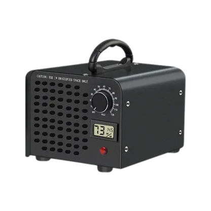 Black Compact 12g Ozone Generator Removes Smoke and Odors