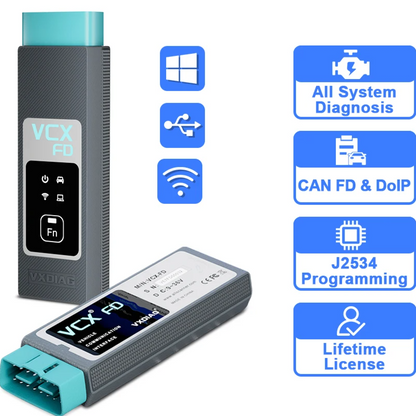 Portable VXDIAG VCX FD GM ECU Coding Scanner