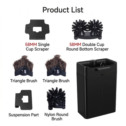 Automatic 3L Coffee Portafilter Cleaner for Espresso