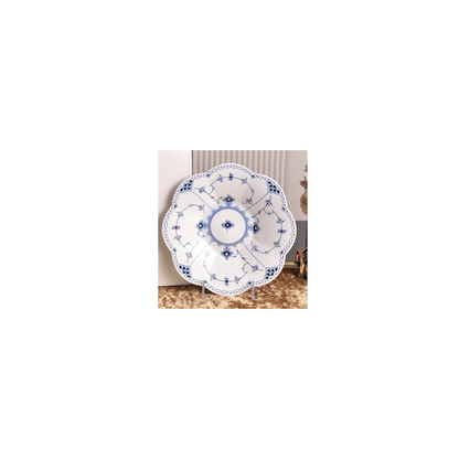 10in Blue Porcelain Teapot Serving Set