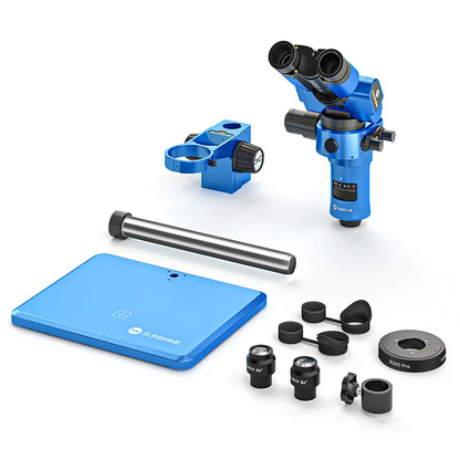 Adjustable 4K Inspection Microscope 7–58X Rotatable Stand