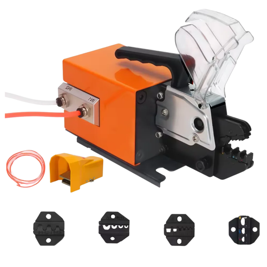 Pneumatic Terminal Crimping Machine 4 Jaw Cold Press Tool