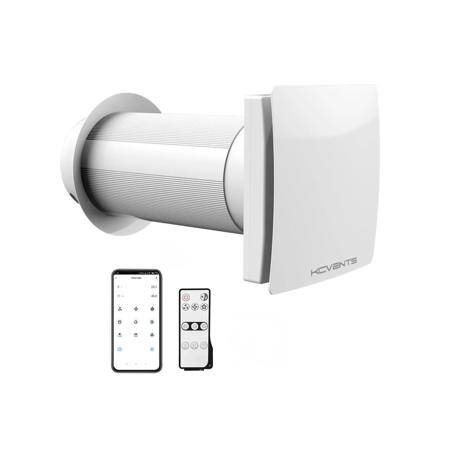 WiFi Enabled Smart Ventilation Unit with Heat Recovery Function