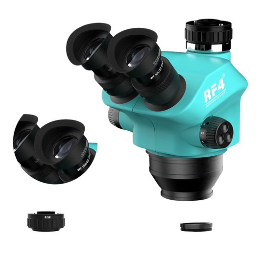 Stereo Microscope with Continuous Zoom and Eyepiece