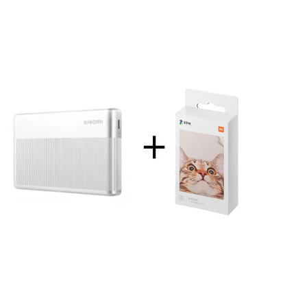 1S Photo Printer Kit 50 Sheets, Cordless Thermal Printing