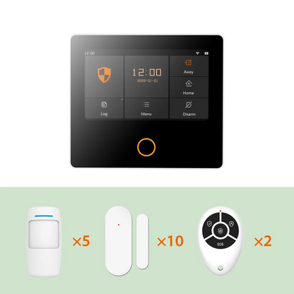 Smart Home Security Kit 18-Piece Touch Screen
