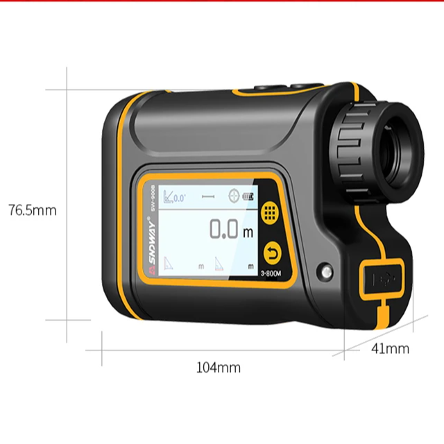 Portable 1000m Laser Distance Meter Telescope Rangefinder