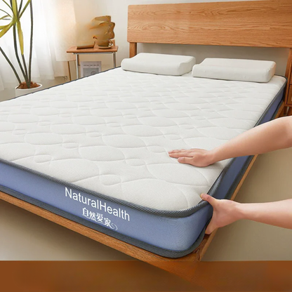 9cm Thick Sky blue Latex Mattress 90x200cm Comfortable
