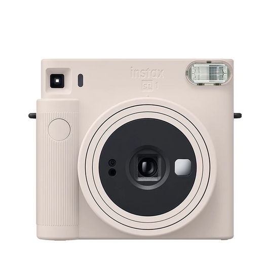 Instant Square Film Camera Portable One Shot Photo White