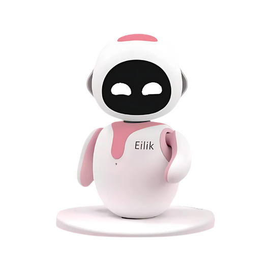 Portable Pink AI Robot Toy with Multi-Mode Interaction